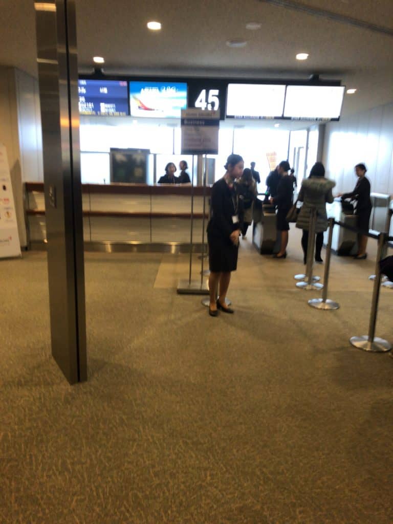 アシアナ航空搭乗口