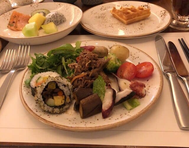 取ってきた料理