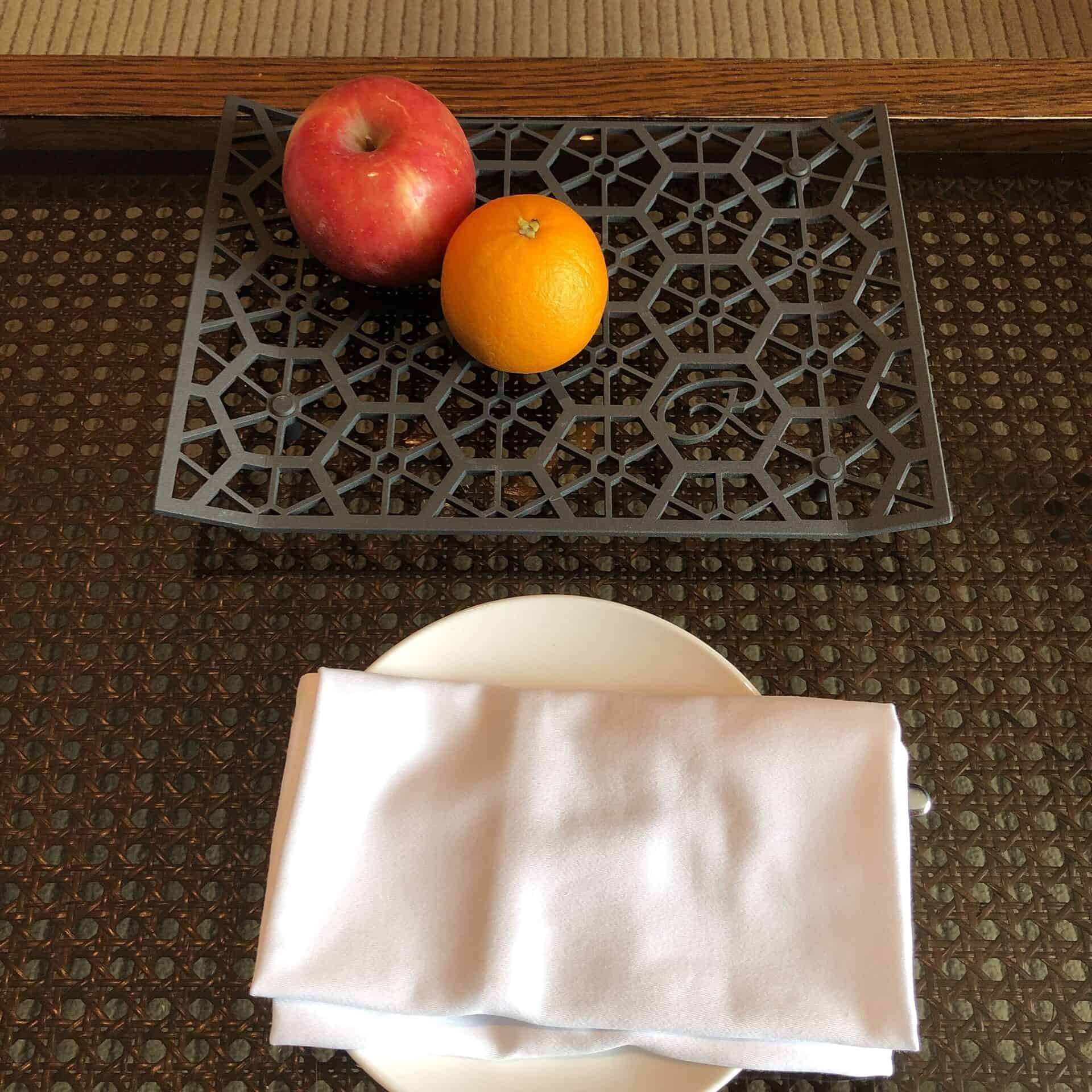 ウェルカムフルーツ