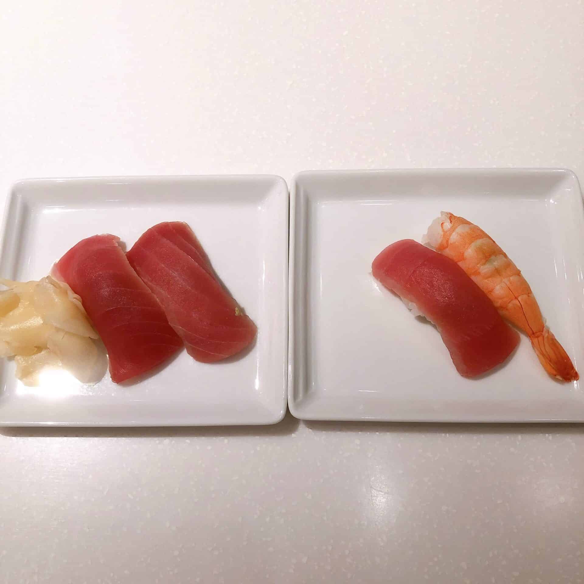 取ってきたお寿司