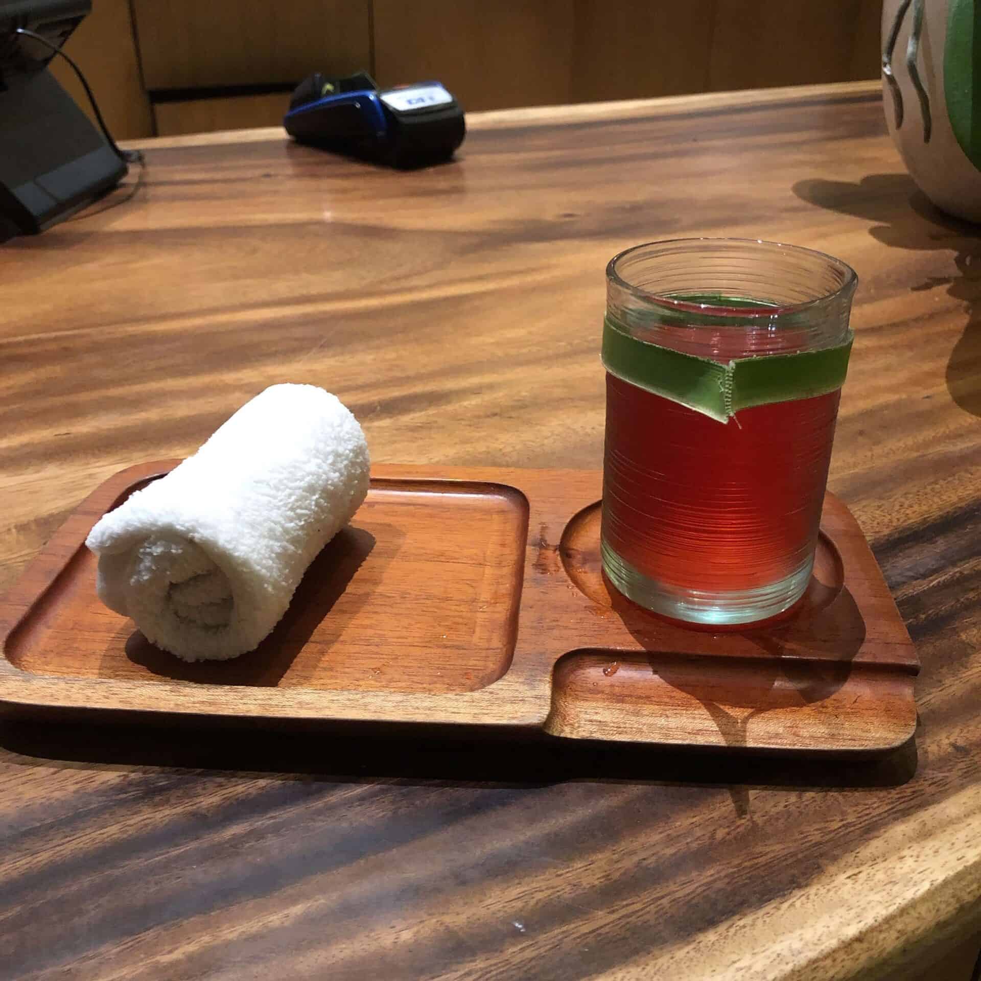 ウェルカムドリンク