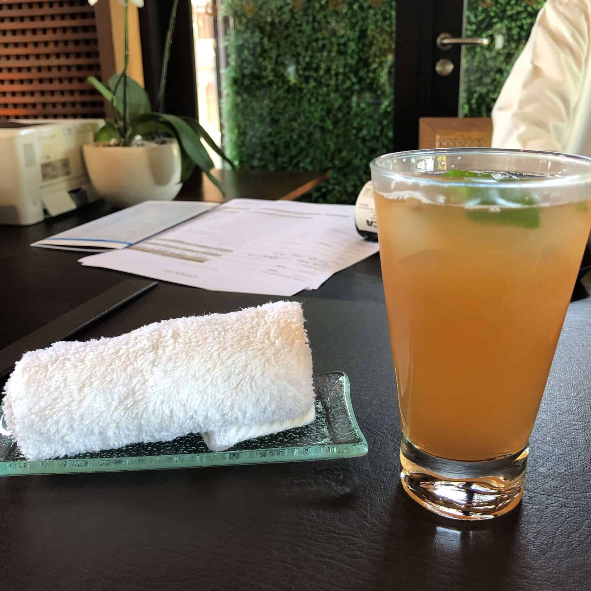 ウェルカムドリンク