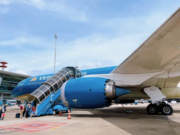 ベトナム航空b787機材