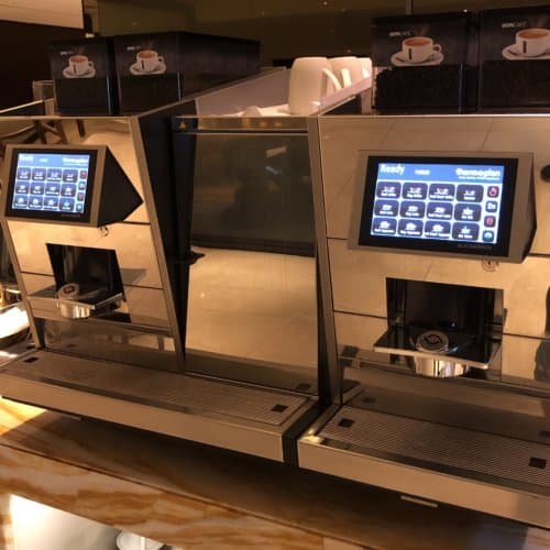 本格的なコーヒーマシーン