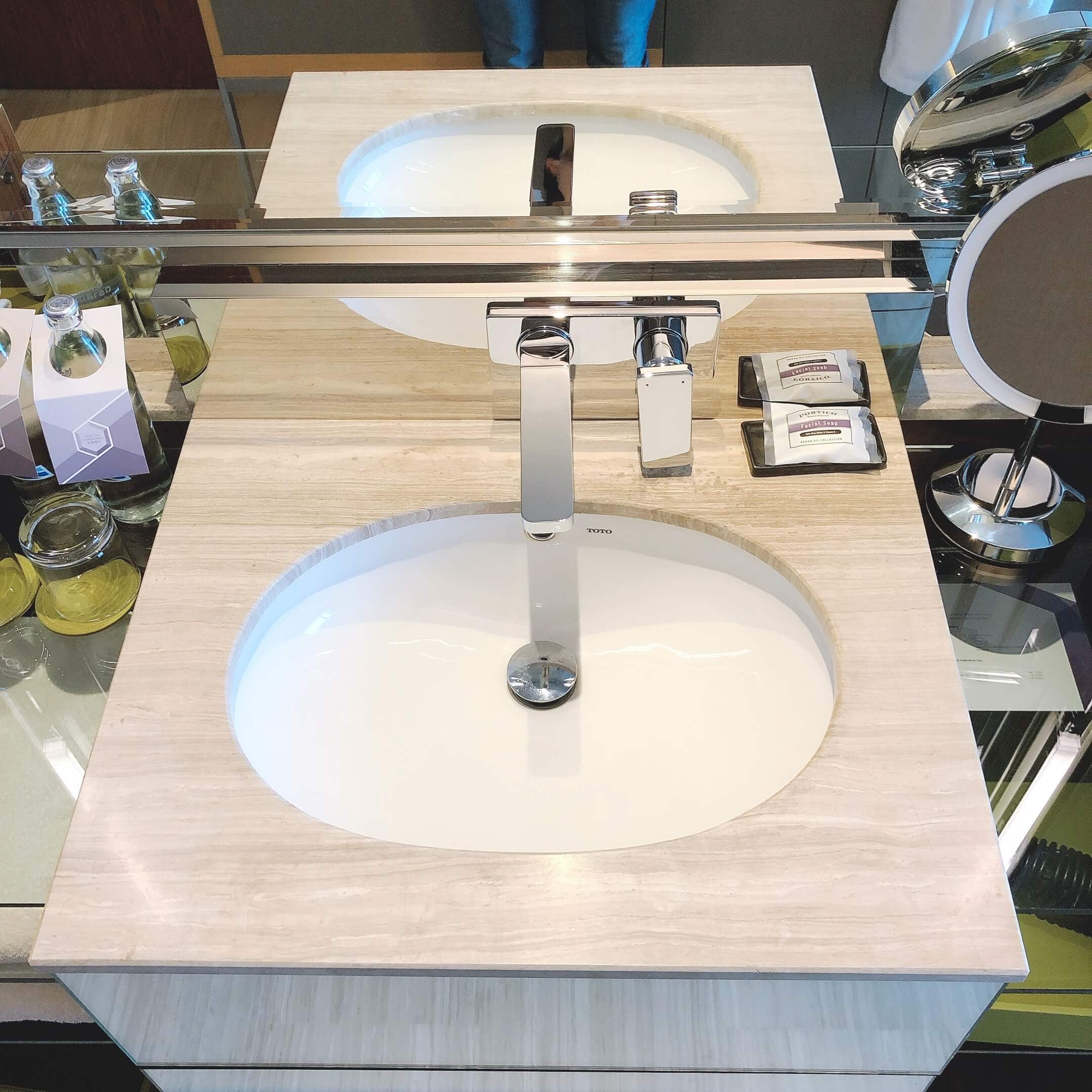 シングルタイプの洗面台