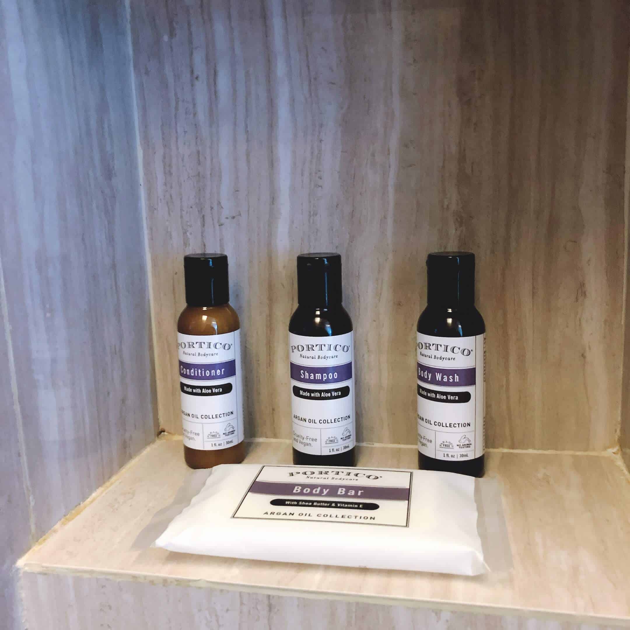 Portico SPA社のバスアメニティ