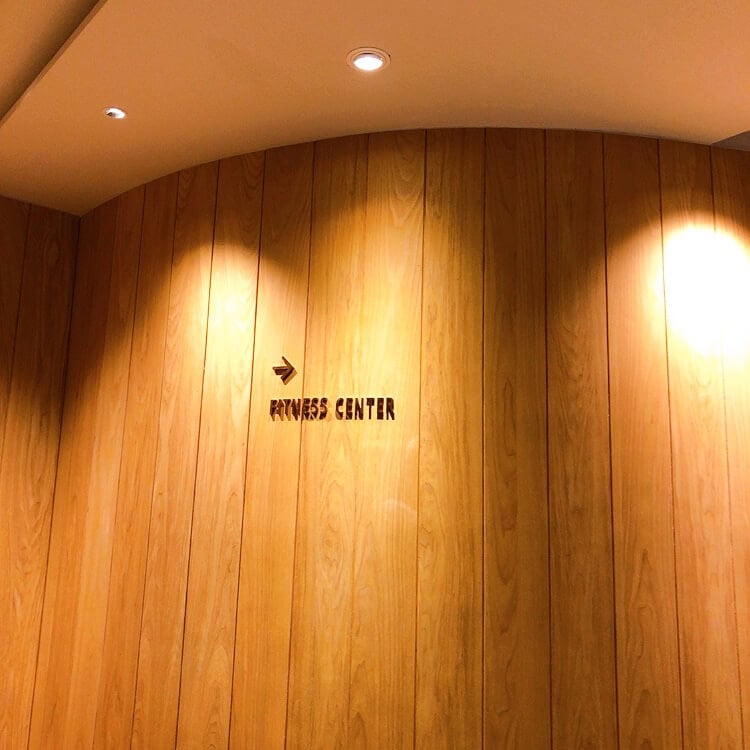 フィットネスルーム標識