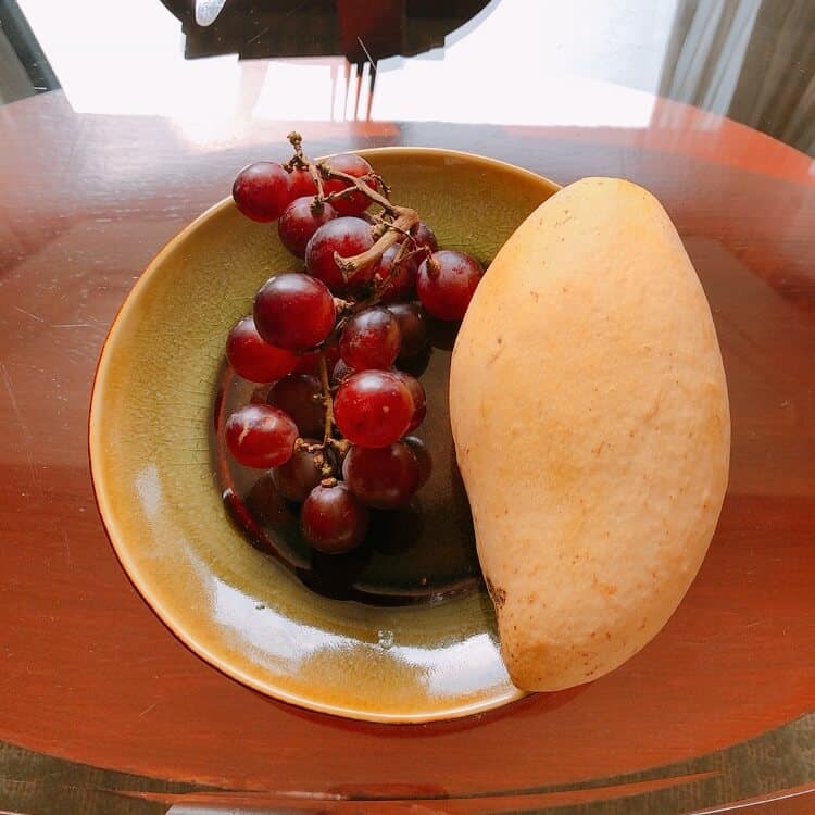 マンゴーなどのウェルカムフルーツ