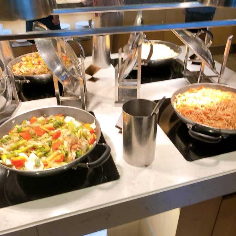 中華料理のコーナー