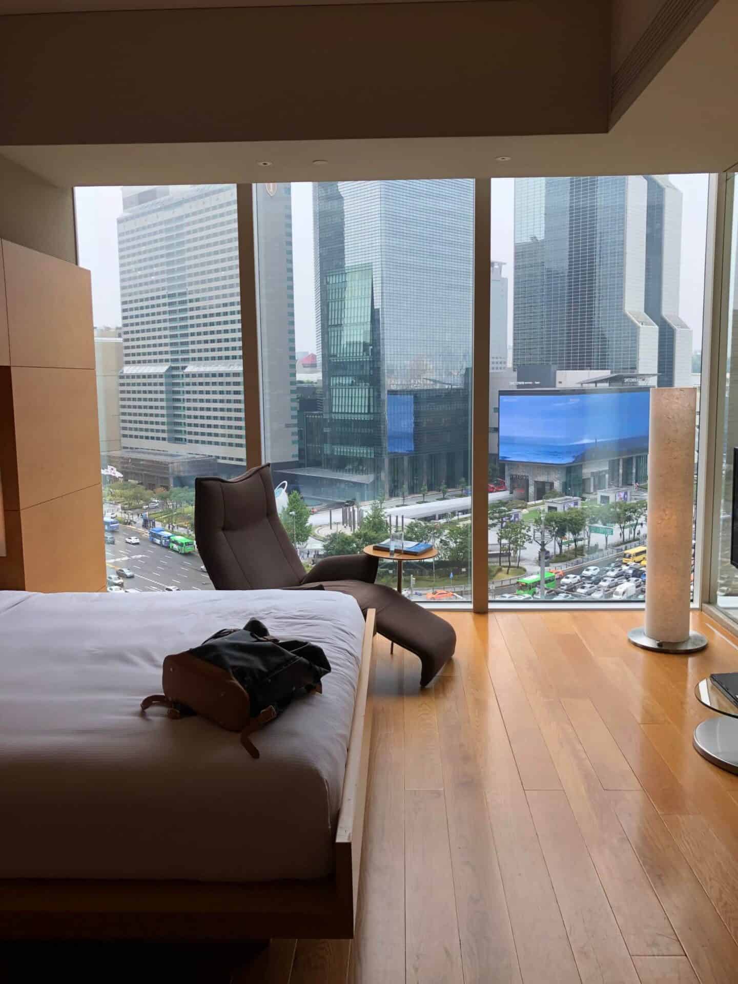 パークハイアットソウルのお部屋の様子
