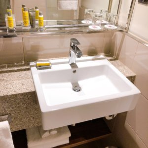 高さのある洗面台