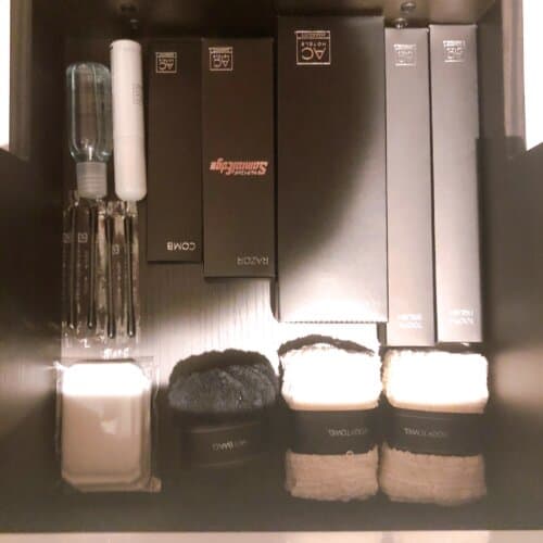 5つ星ホテルクラスの高品質のアメニティ