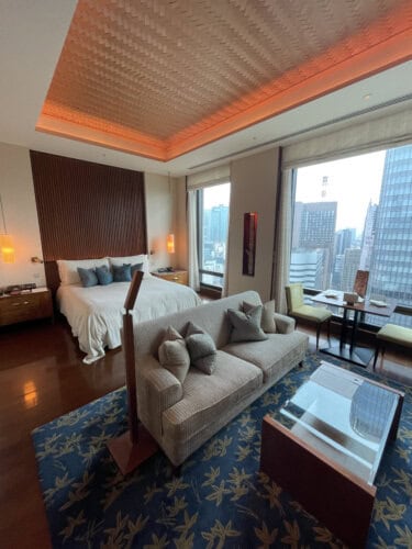 プレミアムキングルームのお部屋全体の様子