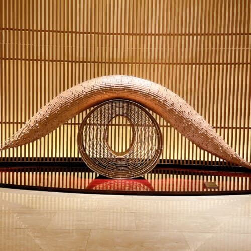 ロビーに飾られているオブジェ