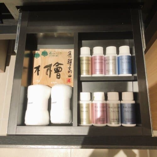 バスアメニティと入浴剤