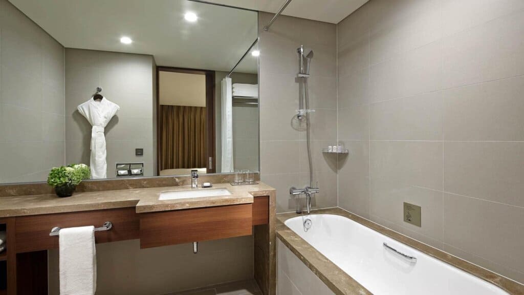 ロッテシティホテル明洞のバスルーム