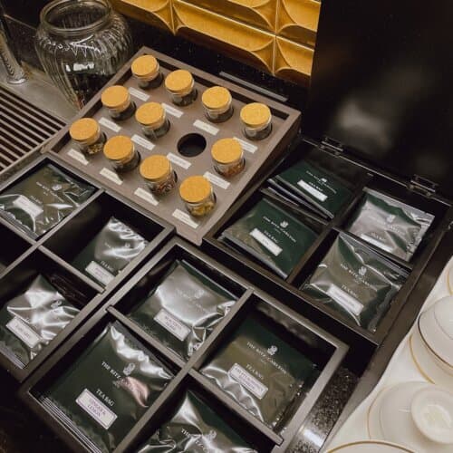 様々な種類のティーパック