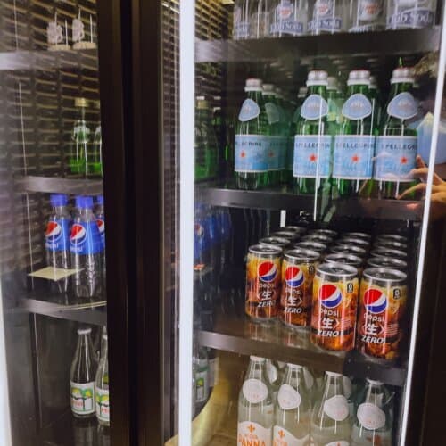 ソフトドリンクとアルコール類