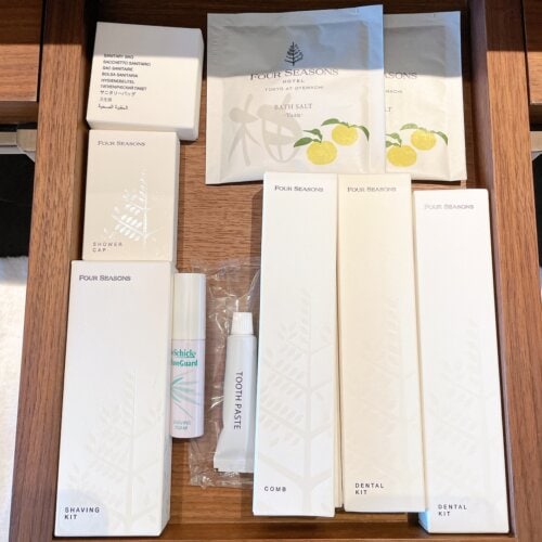 基礎アメニティ類