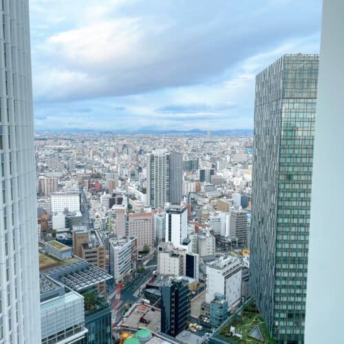 圧迫感を感じる眺望