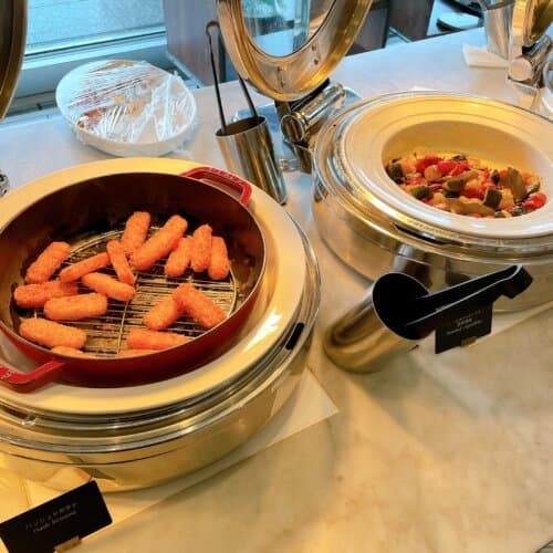 ハッシュドポテトや焼き野菜