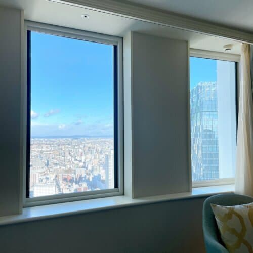 デラックスダブルルームから見える眺望