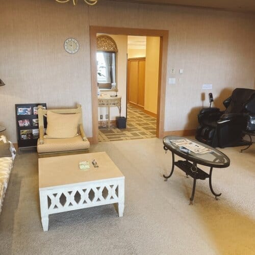 リラクゼーションエリア全体の様子