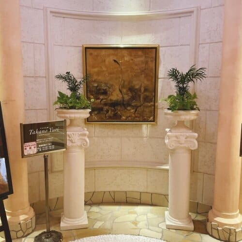 フィットネスエリアの入り口