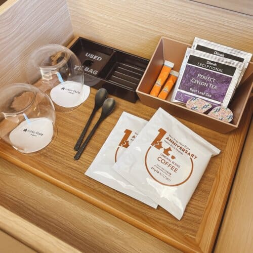 ドリップコーヒーパックとティーバッグ