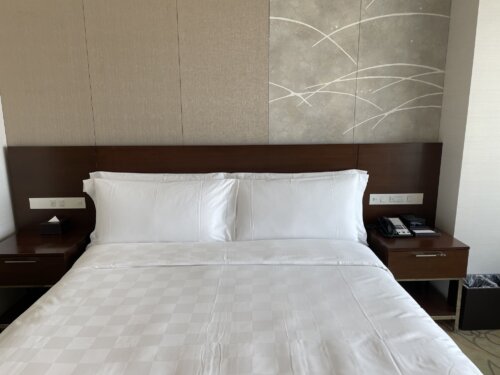 キングサイズのベッド