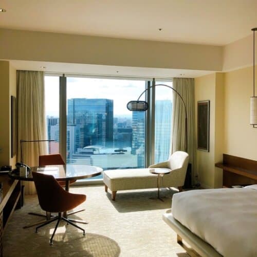 デラックスキングルームお部屋全体の様子