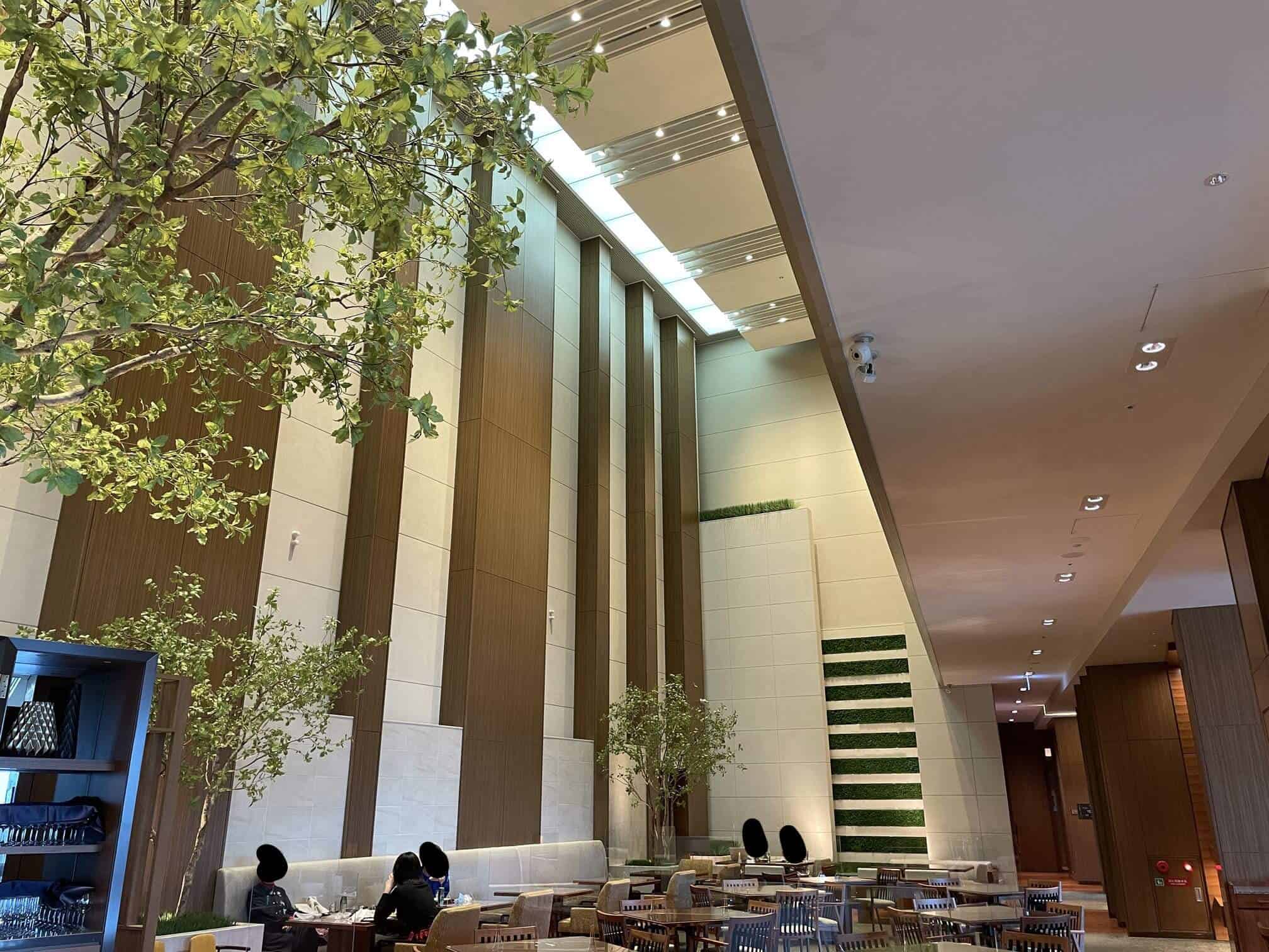 クラブラウンジ内全体の様子