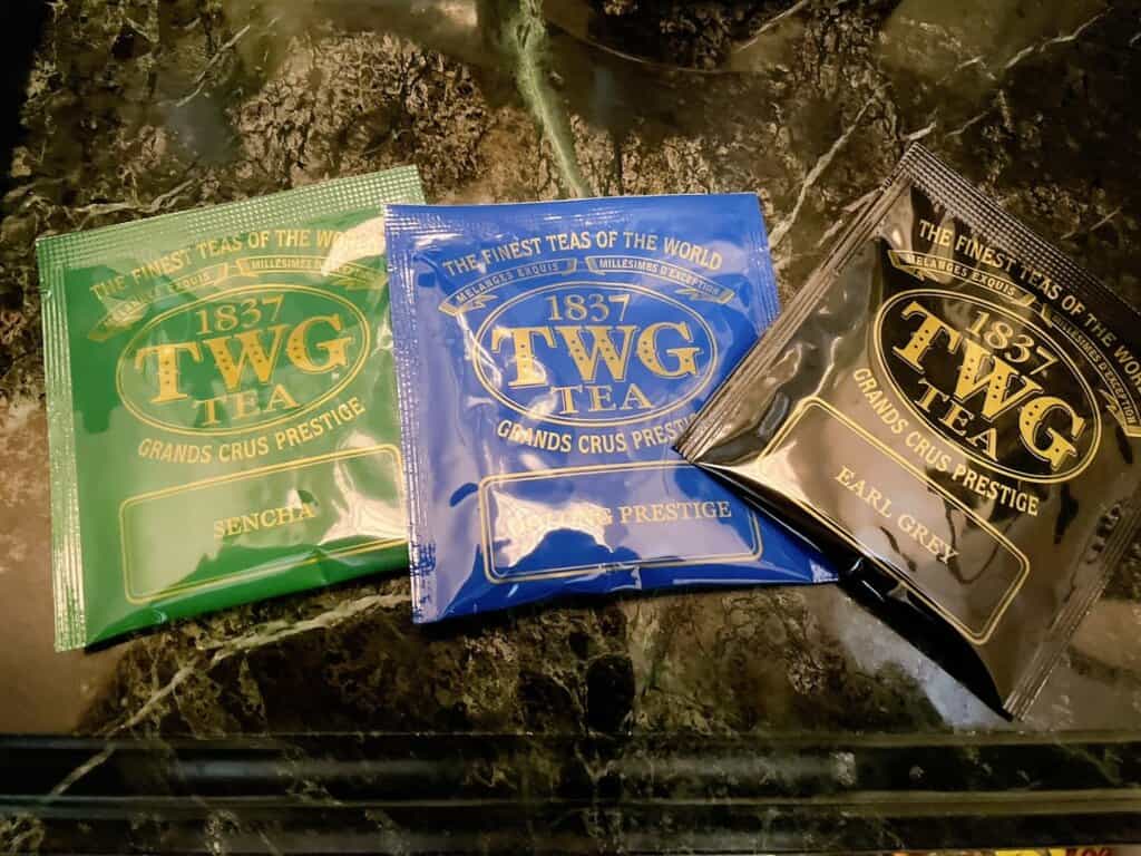 TWG製のティーバッグ