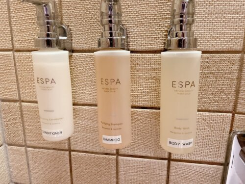 ESPAのバスアメニティ