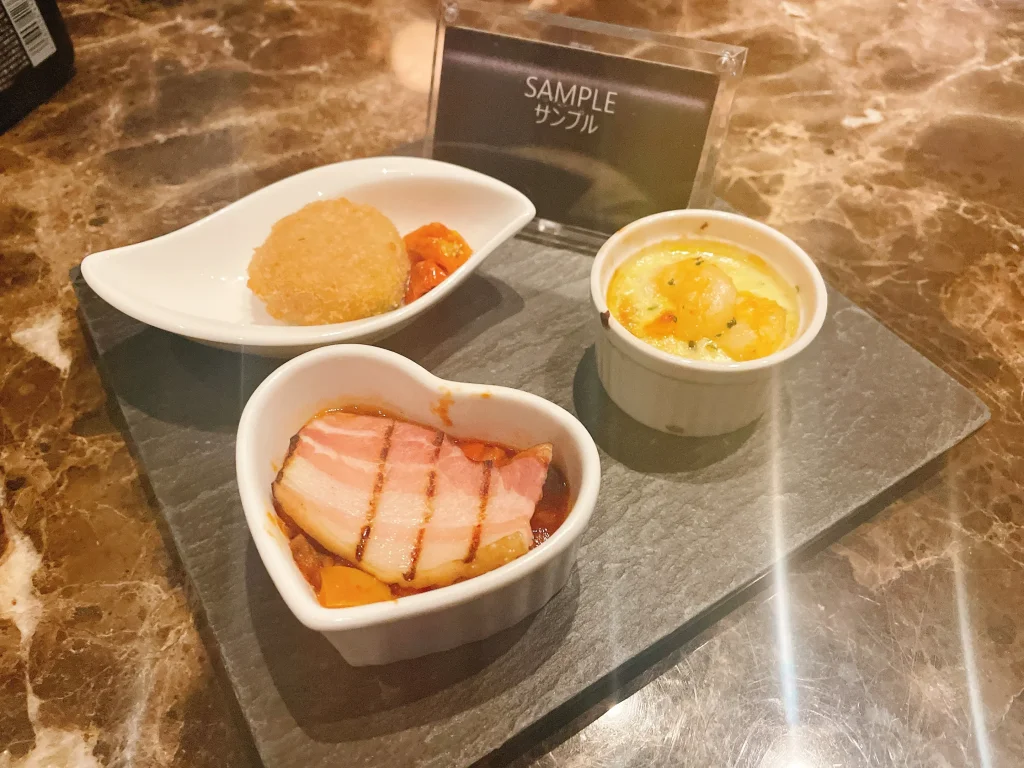 ホットミールのサンプル