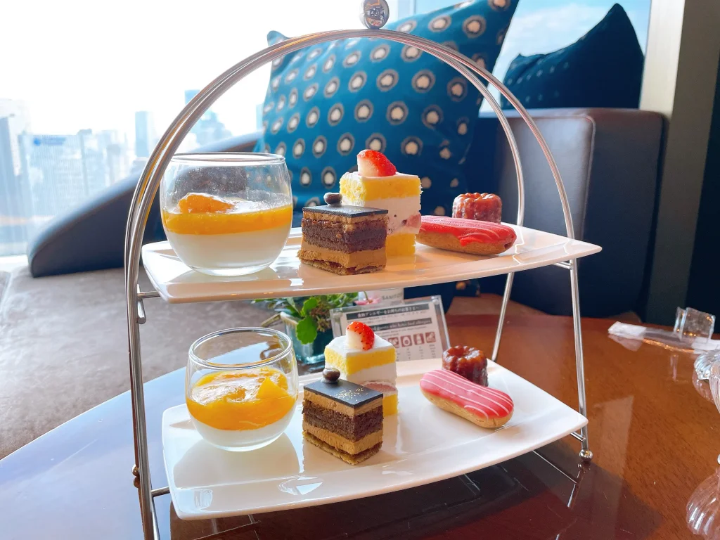 ティータイムに提供されたスイーツ