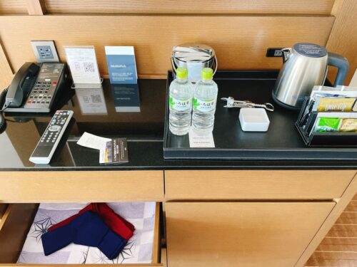 ミニバーエリア全体の様子