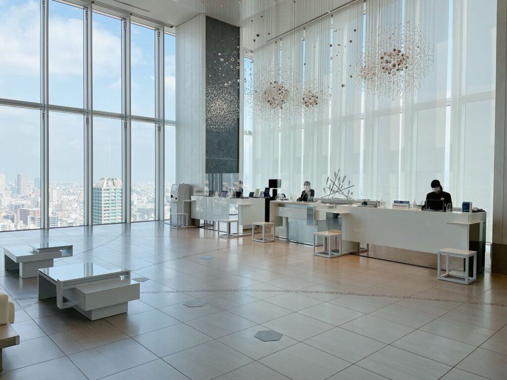 大阪マリオット都ホテルのロビー