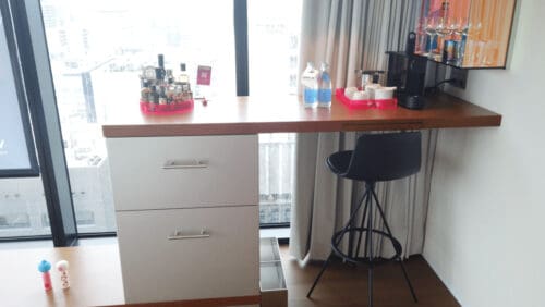 ミニバーコーナー全体