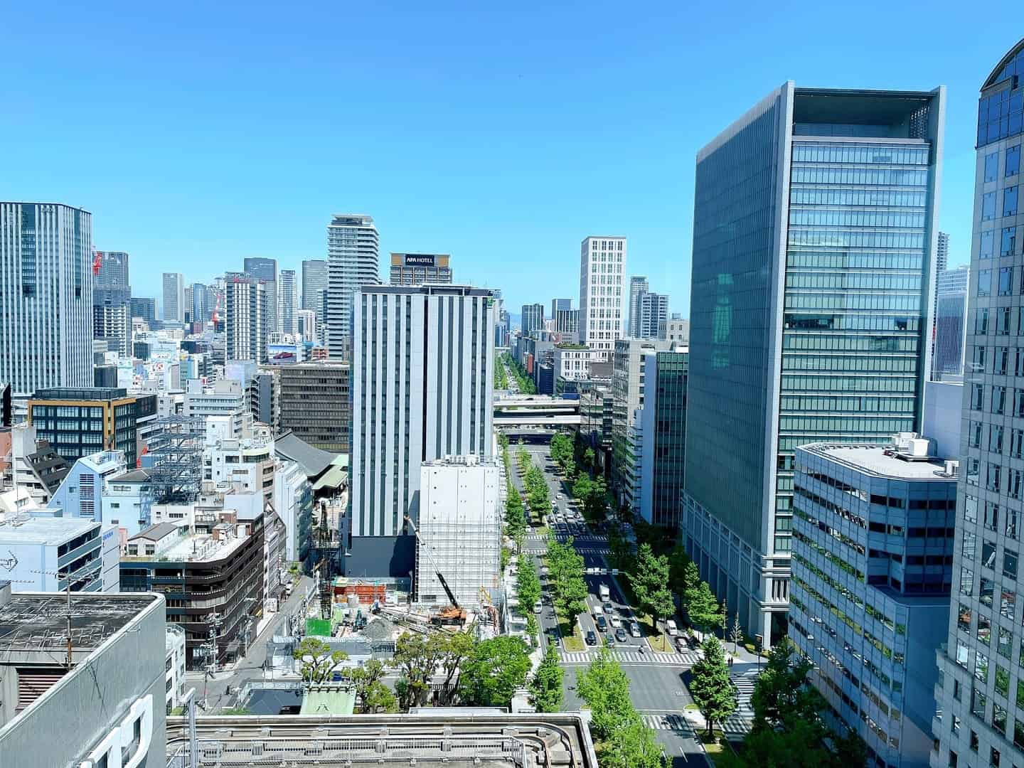 晴れた日の眺望