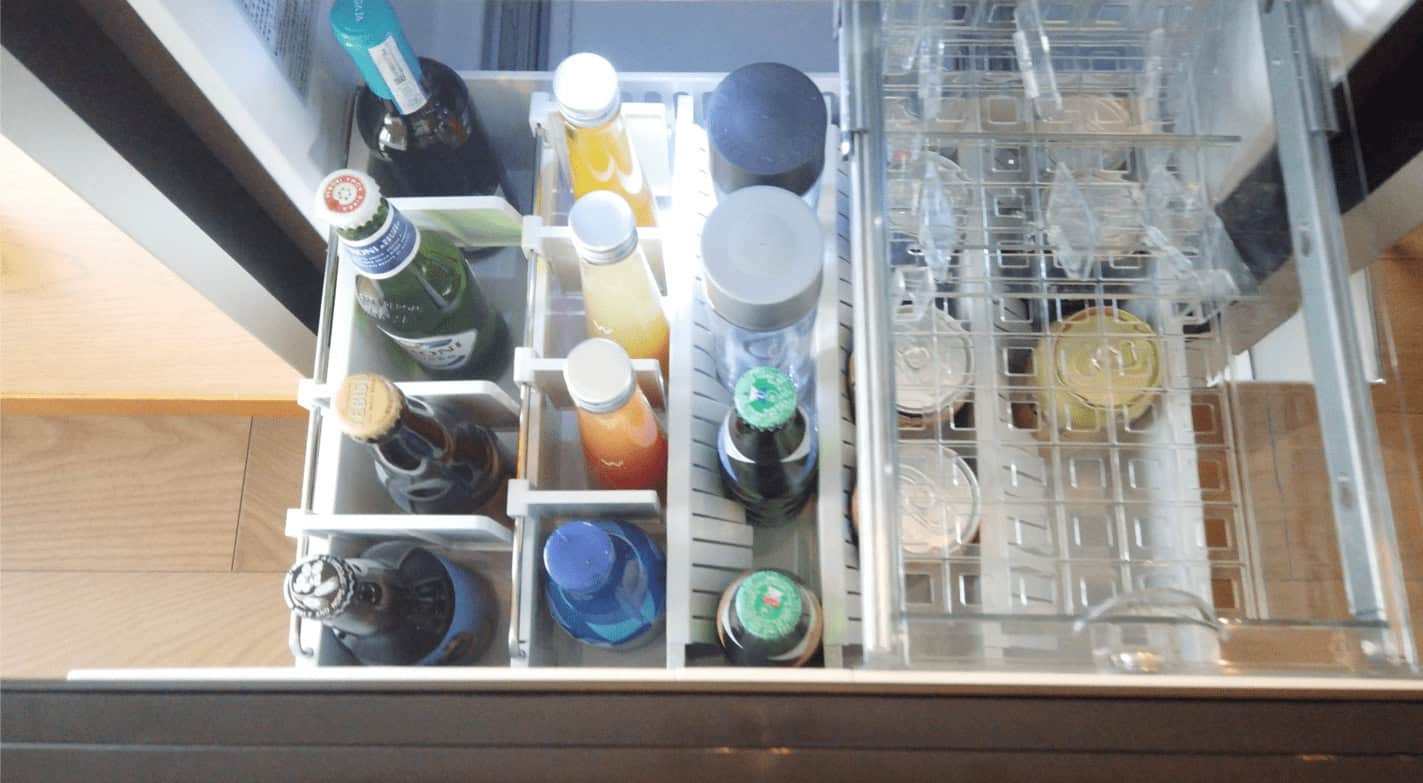 横開き型の冷蔵庫