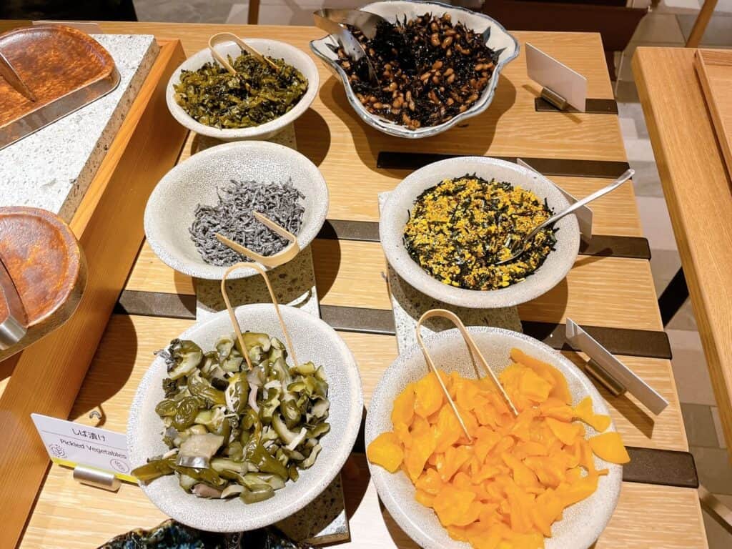 お漬物、ふりかけ