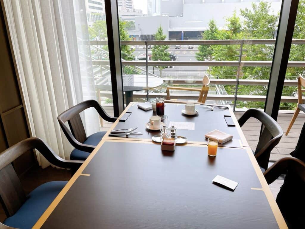 レストランからの眺望