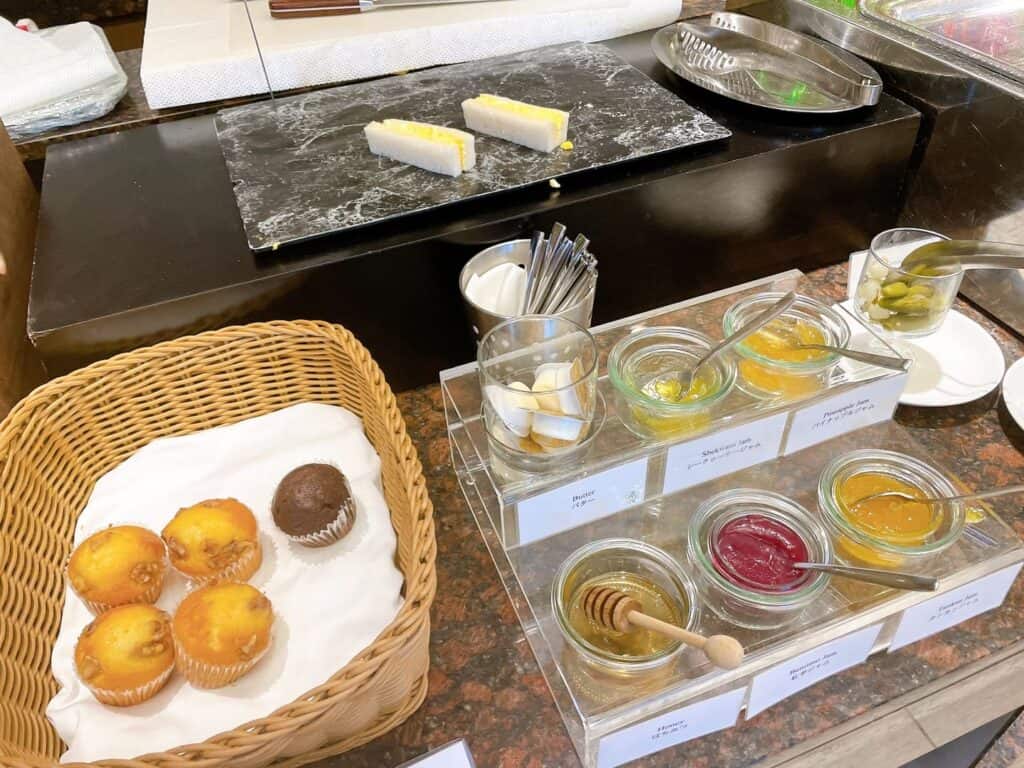 マフィンやたまごサンド