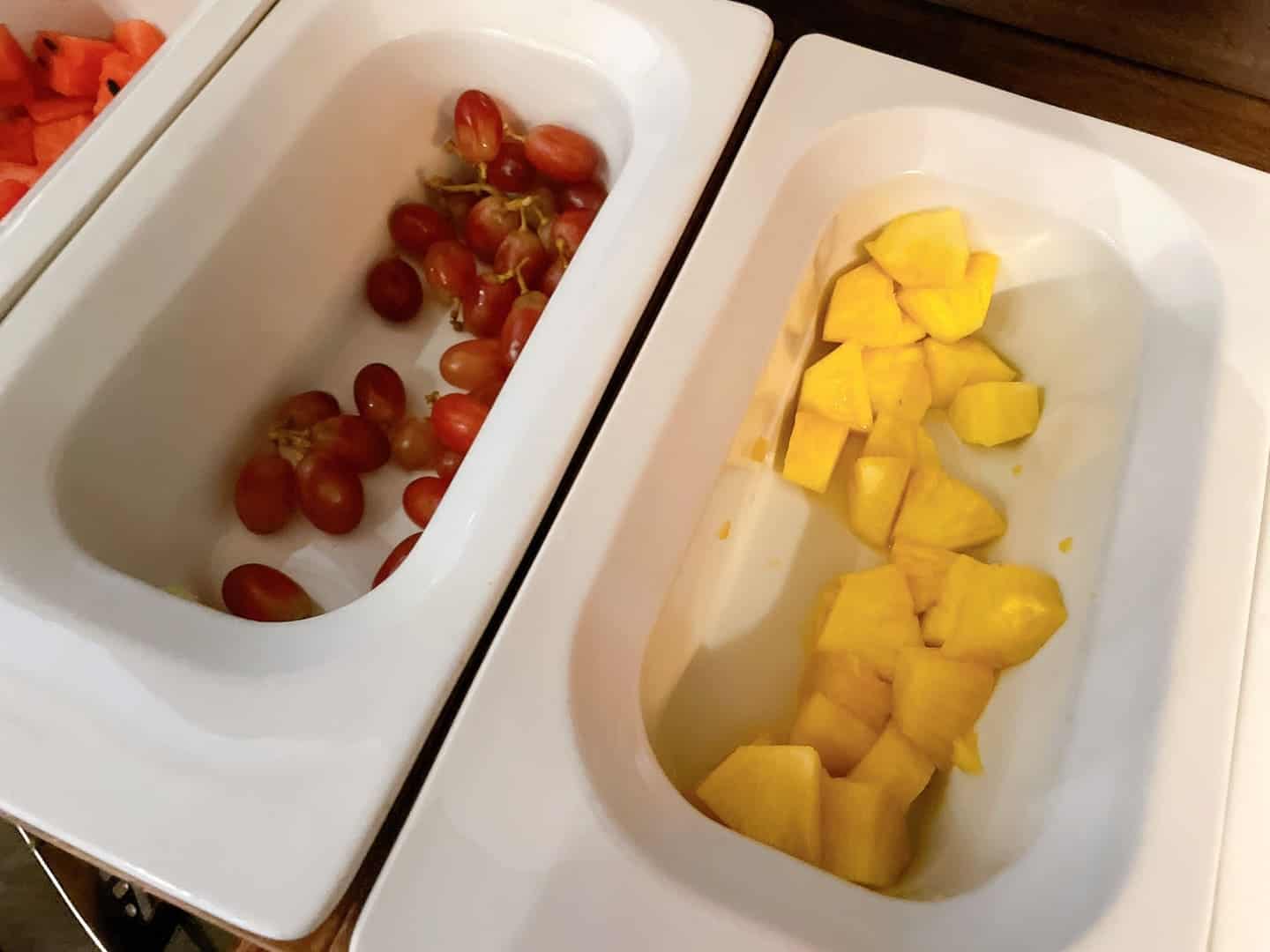 ぶどう、パイナップル