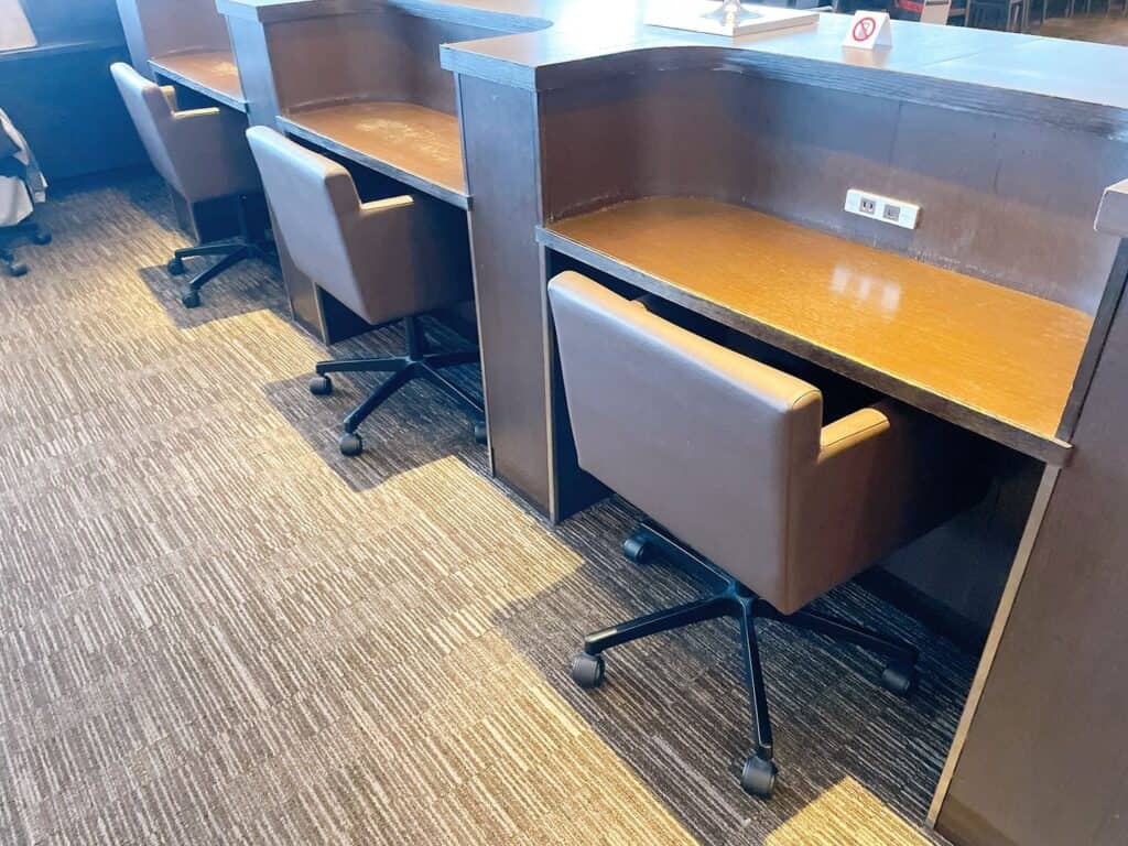 半個室風のブース