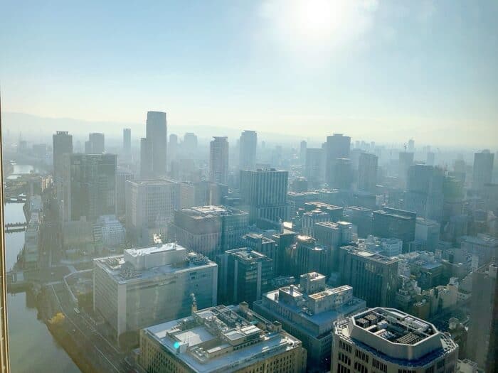 アトモスダイニングから眺められる眺望