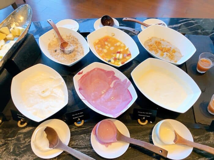 ミューズリーやフルーツポンチ