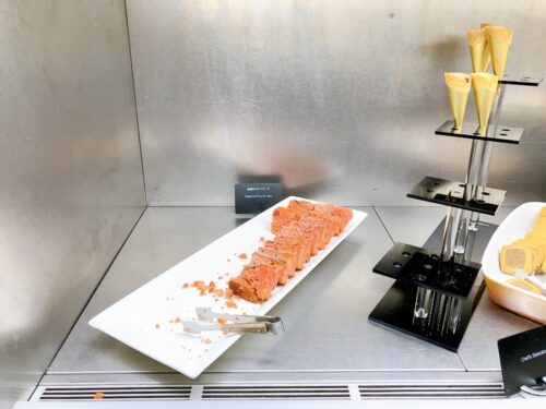 いちご風味のパウンドケーキ