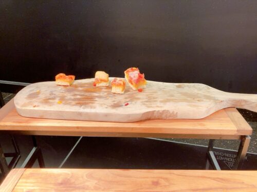 ミニサイズのピザ